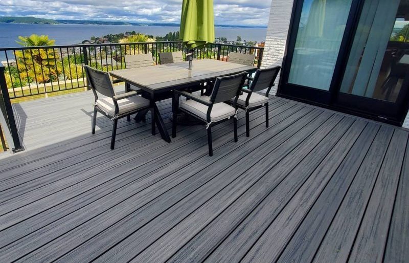 Trex Composite Decking in Island Mist