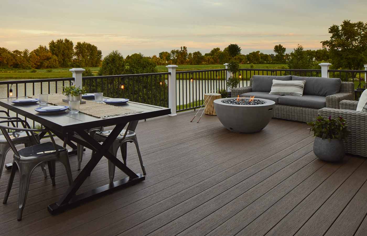 Timbertech Decking in Dark Roast